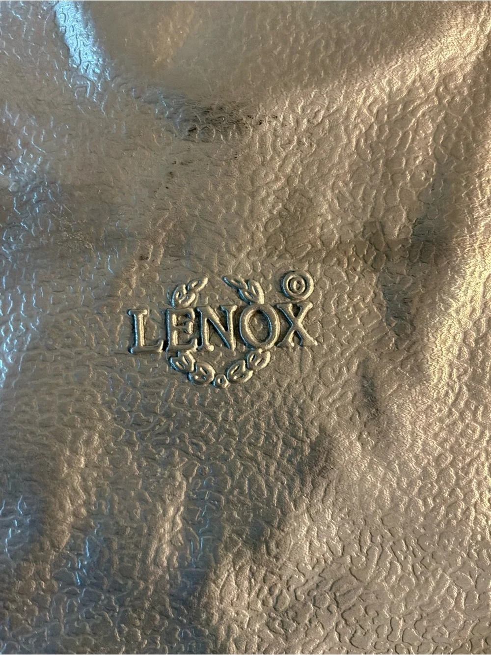 Lenox Pewter Rooster Serving Platter Tray 23.5 by 15.5